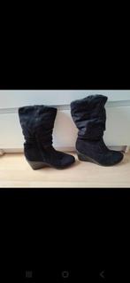 Sleehak laarzen, Kleding | Dames, Schoenen, Hoge laarzen, Verzenden, Zwart, Graceland
