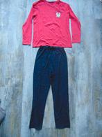 Pyjama setje rood / zwart maat 164 lange broek met shirt, Ophalen of Verzenden, Zo goed als nieuw, Jongen, Nacht- of Onderkleding