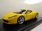 Ferrari 458 1:43 geel TSM Fujimi, Verzenden, Nieuw, Auto, Overige merken