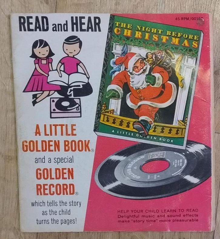 oude KERST single READ AND HEAR night before Christmas, Cd's en Dvd's, Vinyl Singles, Nieuw in verpakking, Single, Kinderen en Jeugd