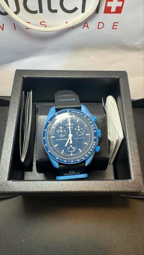 Swatch x Omega Moonswatch – “Mission to Neptune” – Nieuw, Sieraden, Tassen en Uiterlijk, Horloges | Heren, Nieuw, Polshorloge