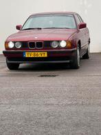 BMW 5-Serie 2.0 I 520 AUT U9 1990 Rood, Auto's, BMW, Origineel Nederlands, Te koop, 2000 cc, 1400 kg
