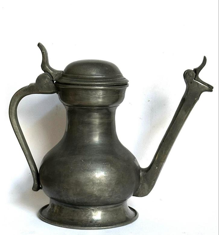 Tinnen Jan Steenkan - 20e eeuwse replica, Antiek en Kunst, Antiek | Tin, Ophalen of Verzenden