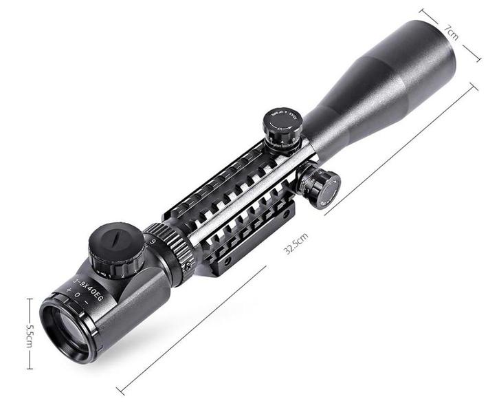 Luxe richtkijker 3-9x40 mont.mat. extra weavers NU EUR 58!!!, Sport en Fitness, Schietsport-accessoires, Nieuw, Verzenden