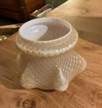 Vaas art deco glas met parelmoer glans, Ophalen of Verzenden