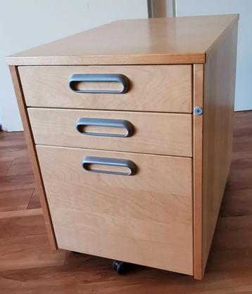Ikea Effektiv Ladenblok Bureau - Met Wielen - afbeelding 1