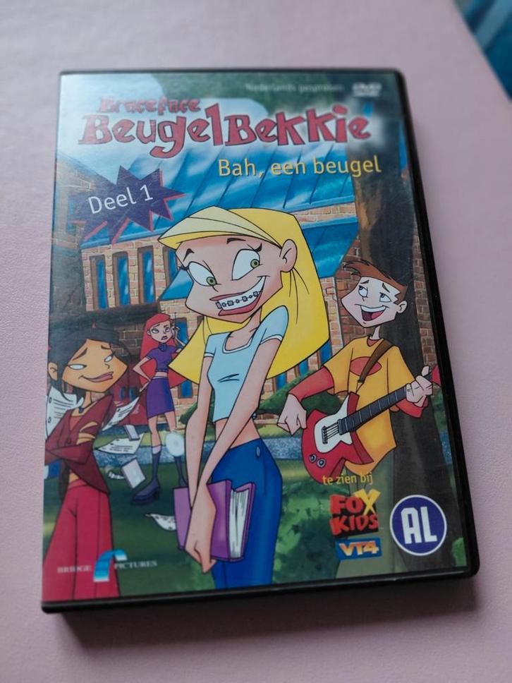 Beugelbekkie deel 1 Bah, een beugel dvd. Fox kids., Cd's en Dvd's, Dvd's | Tekenfilms en Animatie, Zo goed als nieuw, Europees