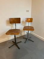 Werkplaats architecten atelier stoel, Huis en Inrichting, Ophalen, Overige materialen, Gebruikt, Twee