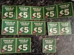 Dagje uit voucher. 13 x, Tickets en Kaartjes, Kortingen en Cadeaubonnen, Drie personen of meer, Kortingsbon, Overige typen