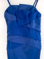 Blauwe cocktailjurk - Maat 36 (S), Kleding | Dames, Jurken, Blauw, Ophalen of Verzenden, Maat 36 (S), Gedragen