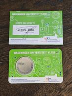 Wageningen Universiteit Vijfje - 1ste dag - Coincard, Ophalen of Verzenden, Euro's, Losse munt