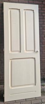 Meranti paneel deur 201,5 x 76 cm, Ophalen, Gebruikt, Minder dan 80 cm, Binnendeur