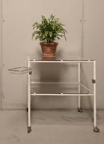 Industrieel vintage laboratorium tafel trolley Oostwoud kar, Ophalen of Verzenden