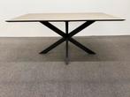 Rechthoekige eettafel Fenix Beige Arizona 160x90, Zo goed als nieuw, 150 tot 200 cm, Rechthoekig, Info@betaalbaar-design.nl
