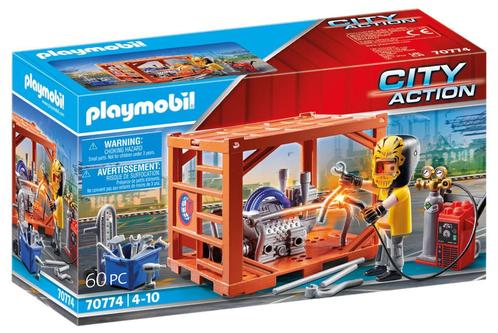 PLAYMOBIL 70774 Contaier Productie 60 delig, Kinderen en Baby's, Speelgoed | Playmobil, Nieuw, Complete set, Ophalen of Verzenden