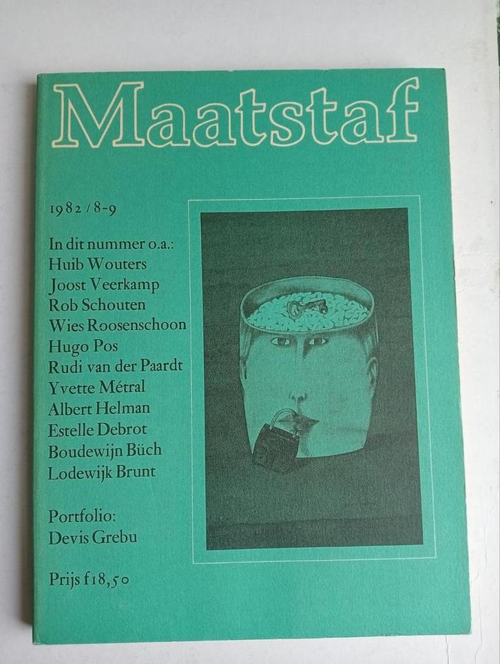 Maatstaf 1982/8-9 - Literair Tijdschrift, Boeken, Tijdschriften en Kranten, Gelezen, Overige typen, Verzenden