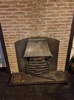 Inbouw/Inzet openhaard smeedijzer Uniek exemplaar, Ophalen, Gebruikt, Inzethaard, Houthaard