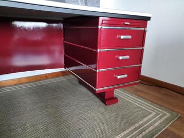 Vintage Bureau met Lades - afbeelding 2