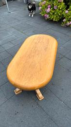 Eiken salontafel, Ophalen, Gebruikt, 100 tot 150 cm, 50 tot 100 cm