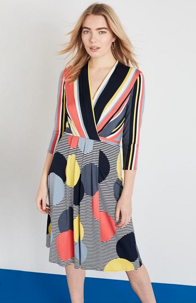 Phase Eight Multicolor Jurk Piper Maat 40 Nieuw, Kleding | Dames, Jurken, Nieuw, Maat 38/40 (M), Overige kleuren, Knielengte, Verzenden