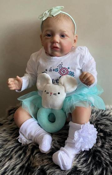 Reborn baby meisje, levens echt ️ beschikbaar voor biedingen