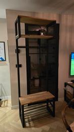 Kapstok van staal en hout, Ophalen, Gebruikt, 200 cm of meer, Staande kapstok