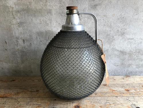 Grote gistingsfles met label afkomstig uit Frankrijk, Antiek en Kunst, Curiosa en Brocante, Ophalen of Verzenden