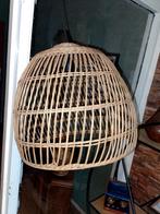 Rieten lamp, Ophalen, Zo goed als nieuw, Rond, 25 tot 50 cm