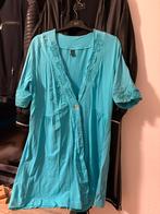 Yoek turquoise jasje/vest.XL, 63 cm ongerekt, Yoek, Overige kleuren, Ophalen of Verzenden, Zo goed als nieuw