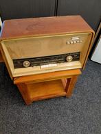 Radio Ampli jaren 50 60 bruin, Audio, Tv en Foto, Radio's, Ophalen of Verzenden
