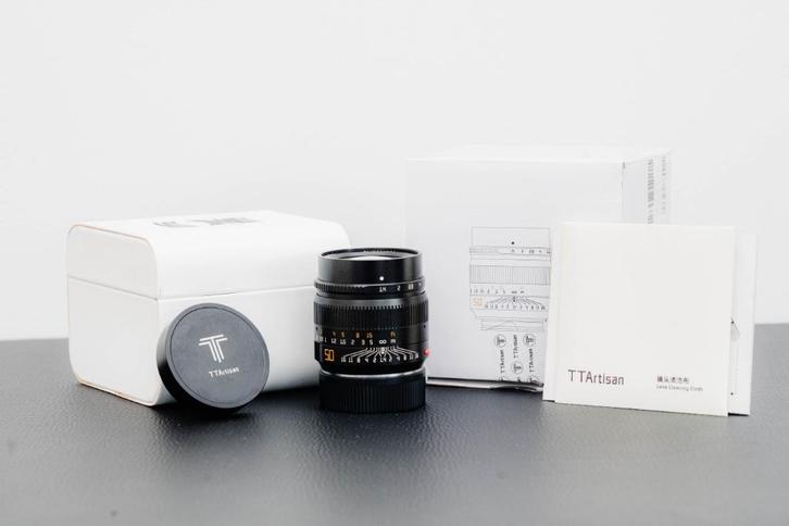TTartisan 50mm f1.4 - M vatting, Audio, Tv en Foto, Fotografie | Lenzen en Objectieven, Zo goed als nieuw, Standaardlens, Ophalen of Verzenden