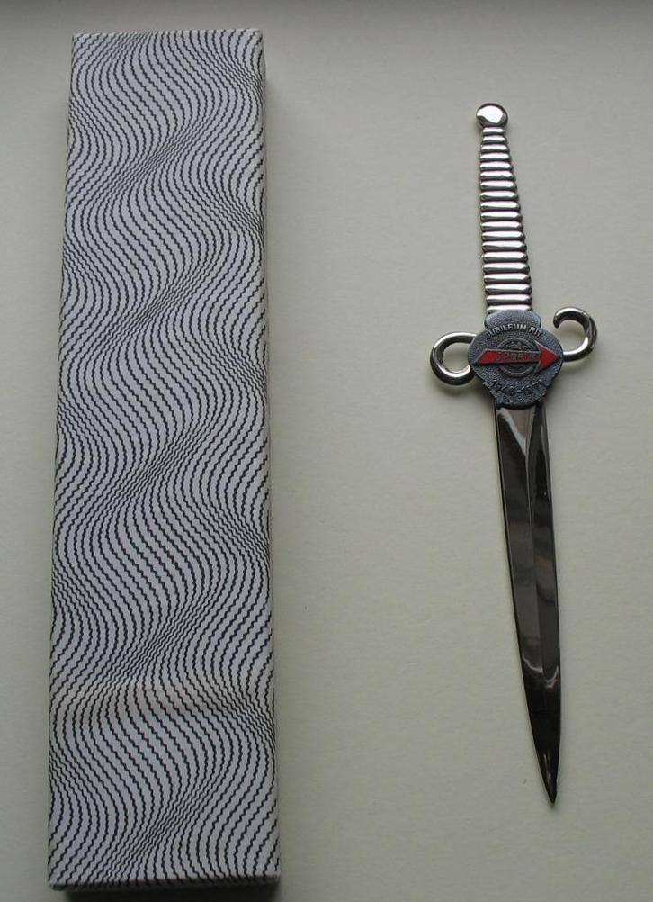 Briefopener met reclame van M.A.B.C. Sportief Barneveld, Diversen, Schrijfwaren, Zo goed als nieuw, Ophalen of Verzenden