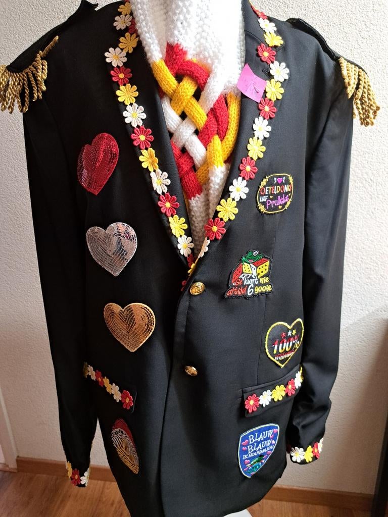 Oeteldonk carnaval dames jas. Maat L/XL, Kleding | Dames, Carnavalskleding en Feestkleding, Carnaval, Maat 42/44 (L), Nieuw, Ophalen of Verzenden