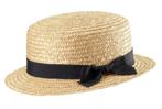 H&M strooien hoed zomerhoed met een band rond de bol 122-128, Hoed, H&M, Nieuw, 122 t/m 128