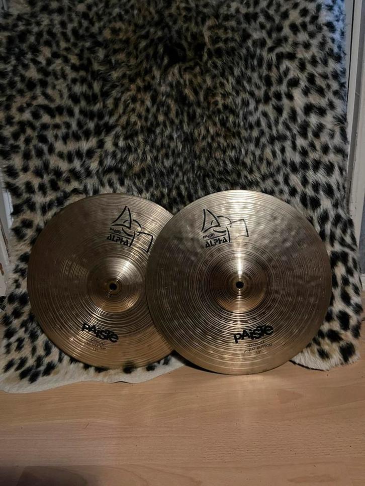 Paiste Alpha bekkenset, Muziek en Instrumenten, Drumstellen en Slagwerk, Gebruikt, Overige merken, Ophalen