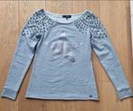 Dunne sweater grijs met studs Glitz & Glam maat S, Kleding | Dames, Ophalen of Verzenden, Zo goed als nieuw, Lange mouw, Maat 36 (S)
