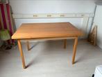 Eettafel met uitschuifbladen beuken, Huis en Inrichting, Tafels | Eettafels, Ophalen, Gebruikt, 100 tot 150 cm, 50 tot 100 cm
