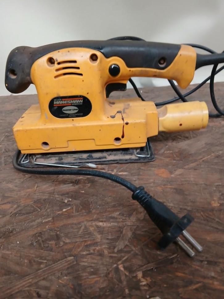 Mannesmann Vlakschuurmachine, Doe-het-zelf en Verbouw, Gereedschap | Schuurmachines, Gebruikt, Vlakschuurmachine, Minder dan 600 watt