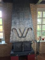 Openhaard met mooie antieke schouw., Huis en Inrichting, Haarden, Ophalen of Verzenden, Zo goed als nieuw, Houthaard