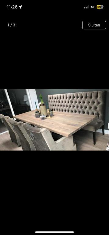 Boomstamtafel 240cm - Spinnenpoot beschikbaar voor biedingen