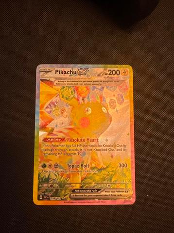Pikachu EX - ssp 238 Zeldzame Pokémon Kaart beschikbaar voor biedingen
