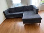 Hoekbank met chaise longue, Modern, Gebruikt, Stof, 75 tot 100 cm