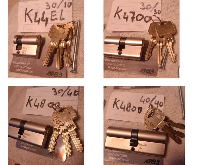 Partij Litto/Assa Abloy Profielcilinders - 200 stuks, Doe-het-zelf en Verbouw, Hang- en Sluitwerk, Zo goed als nieuw, Slot, Overige materialen