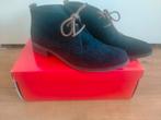 Dames schoenen maat 38 donkerblauw / zwart suède ashion Line, Blauw, Lage of Enkellaarzen, Nieuw, Ophalen of Verzenden
