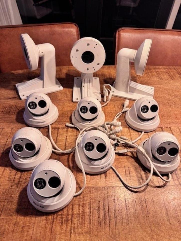 Beveiligings camera's 7 stuks Hikvision, Audio, Tv en Foto, Videobewaking, Gebruikt, Buitencamera, Ophalen of Verzenden