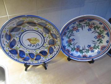 Oude spaanse majolica Manises borden  beschikbaar voor biedingen