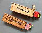 Domino en Mikado vrachtwagensvan hout, Verzenden, Zo goed als nieuw