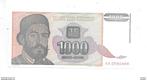 yugoslavia 1000 dinara 1994 140 unc, Postzegels en Munten, Bankbiljetten | Europa | Niet-Eurobiljetten, Verzenden, Joegoslavië