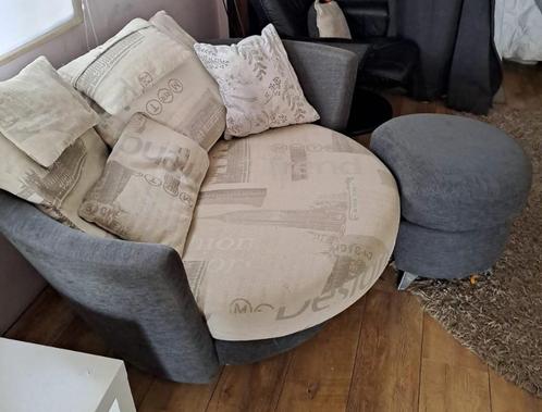 Draaibare fauteuil Fama mynest loveseat, Huis en Inrichting, Fauteuils, Gebruikt, Stof, 125 cm of meer, 125 tot 150 cm, Ophalen
