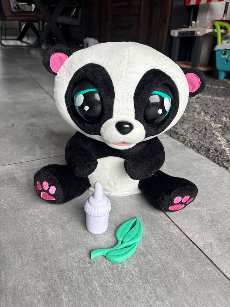 Grote panda knuffel die praat - interactief, Kinderen en Baby's, Speelgoed | Knuffels en Pluche, Ophalen of Verzenden, Zo goed als nieuw